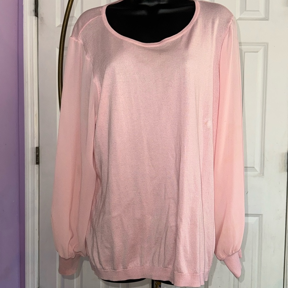 Pink DB Pull Over Sweater - Size 1X